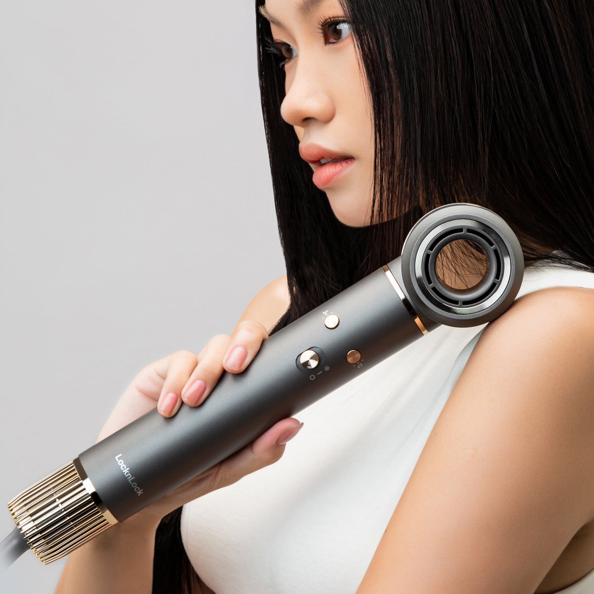 LocknLock Hair Styler 220-240V - Purple Gray - ENA526GRY, , large image number 14